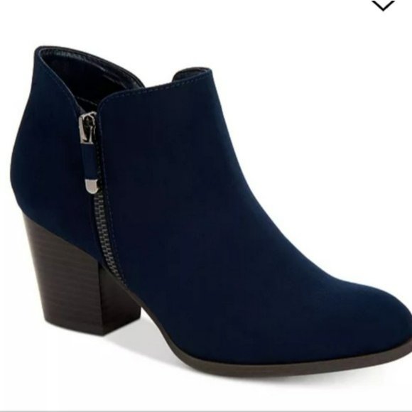 Style & Co. Shoes - Style & Co Masrinaa Ankle Booties Navy 5.5